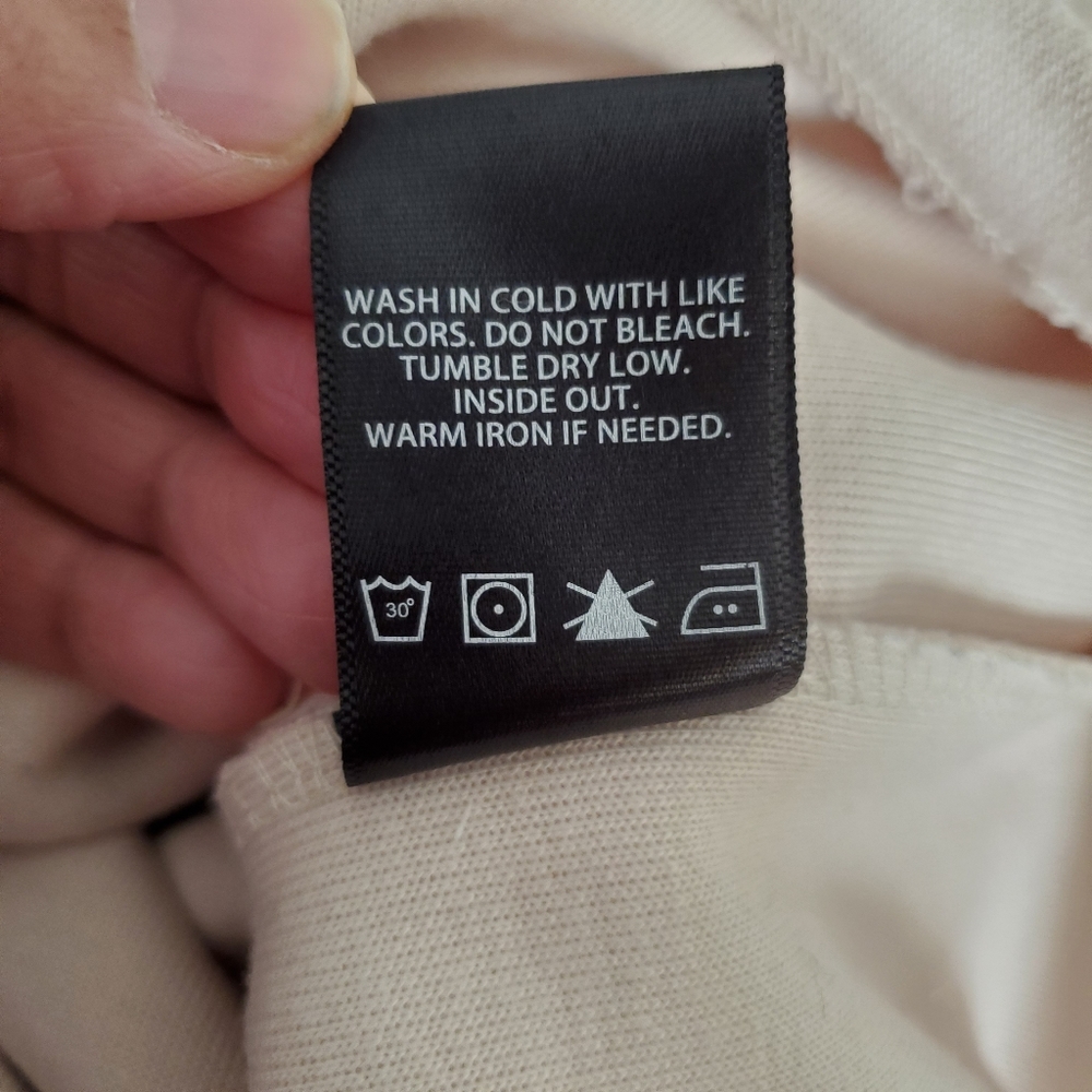 Studded Sleeve Fringe Crew Neck Sweatshirt - Picture 6 of 6